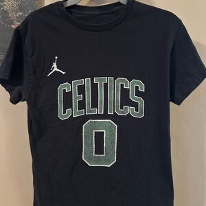 Black Celtics T-Shirt - Tatum - Size Small